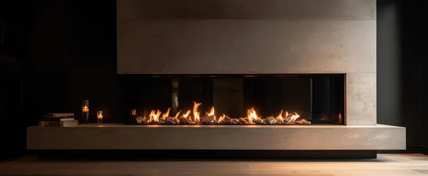 Gas Fireplace Ember Bed Design Services in Casas Adobes, Arizona