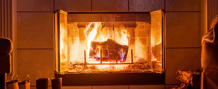Mendota Hearth Landscape Fireplace Installation in Casas Adobes, Arizona