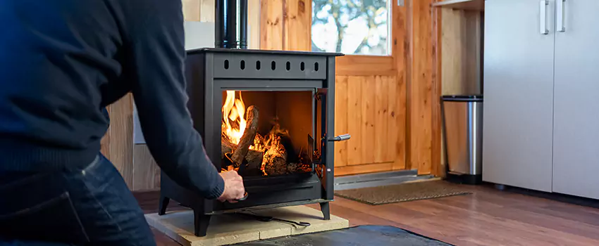 Open Hearth Wood Fireplace Installation in Casas Adobes, AZ